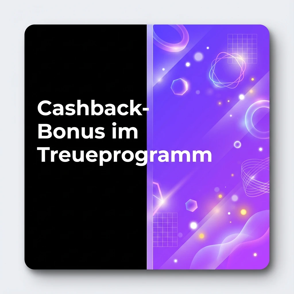 Cashback-Bonus im Treueprogramm